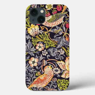 William Morris Strawberry Thief Floral Art Nouveau iPhone Case
