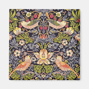 William Morris Strawberry Thief Floral Art Nouveau Magnet