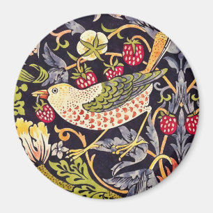 William Morris Strawberry Thief Floral Art Nouveau Magnet