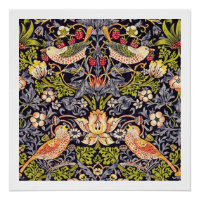William Morris Strawberry Thief Floral Art Nouveau