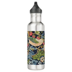 William Morris Strawberry Thief Floral Pattern 710 Ml Water Bottle