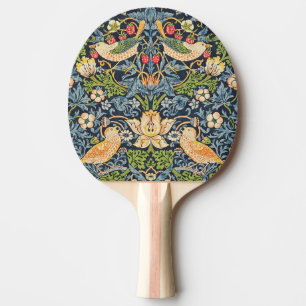 William Morris Strawberry Thief Floral Pattern Ping Pong Paddle