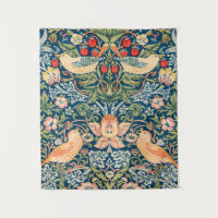 William Morris Strawberry Thief Floral Pattern