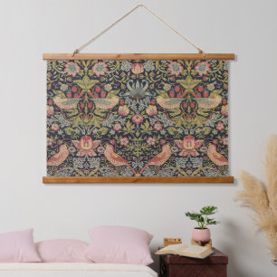 William Morris Strawberry Thief  Hanging Tapestry