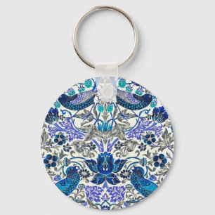 William Morris Strawberry Thief - Inverted Key Ring