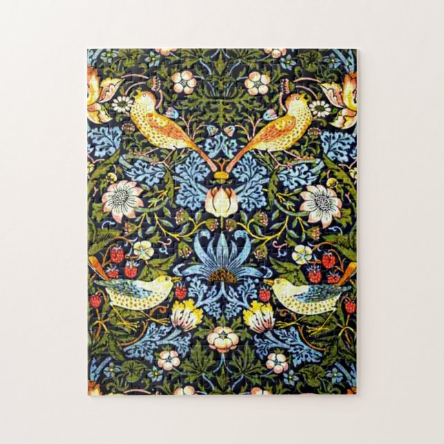 William Morris - Strawberry Thief,  Jigsaw Puzzle (Vertical)