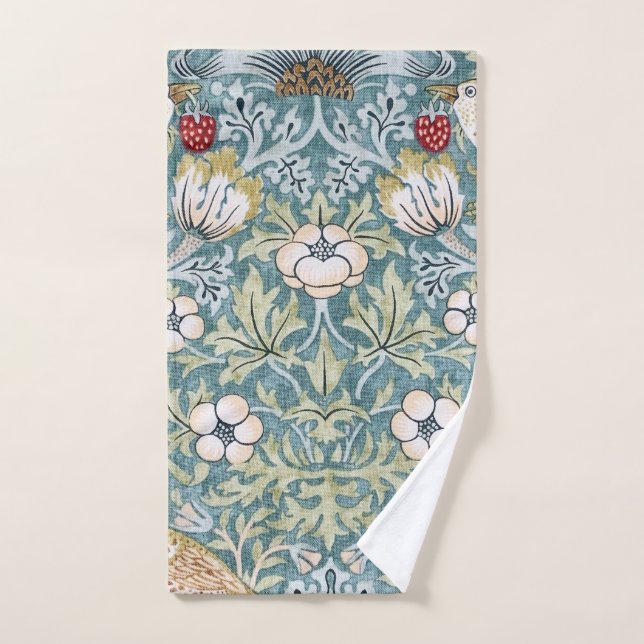 William Morris Strawberry Thief Light Design Hand Towel (Hand Towel)