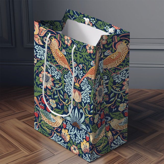 William Morris Strawberry Thief Medium Gift Bag (Creator Uploaded)