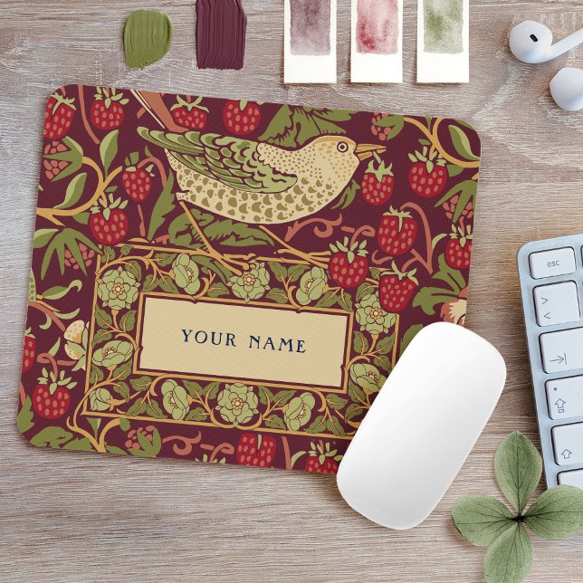 William Morris Strawberry Thief Mouse Pad (Creator Uploaded)