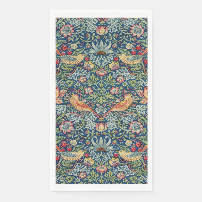 William Morris - Strawberry Thief Napkin (Front)