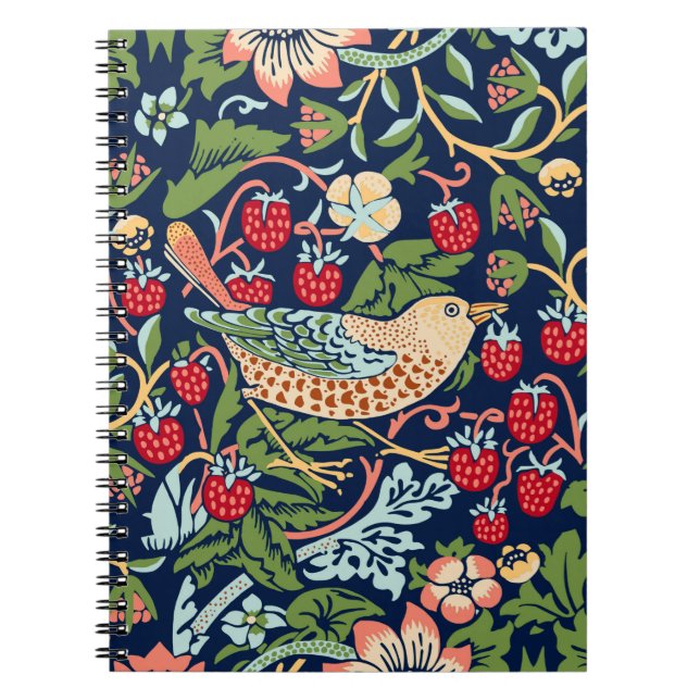 William Morris Strawberry Thief Notebook (Front)
