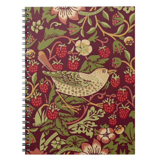William Morris Strawberry Thief Notebook (Front)