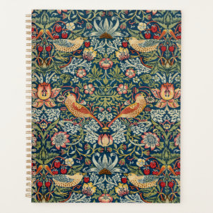 William Morris Strawberry Thief Notebook Planner