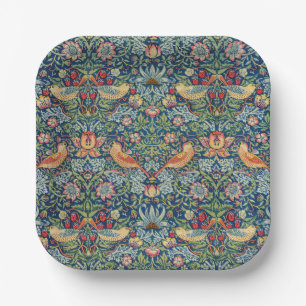 William Morris - Strawberry Thief Paper Plate