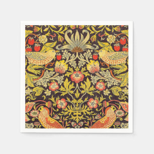 William Morris Strawberry Thief Pattern Napkin