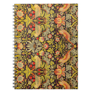William Morris Strawberry Thief Pattern Notebook