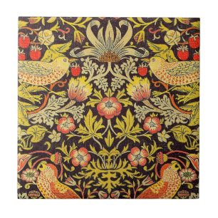 William Morris Strawberry Thief Pattern Tile