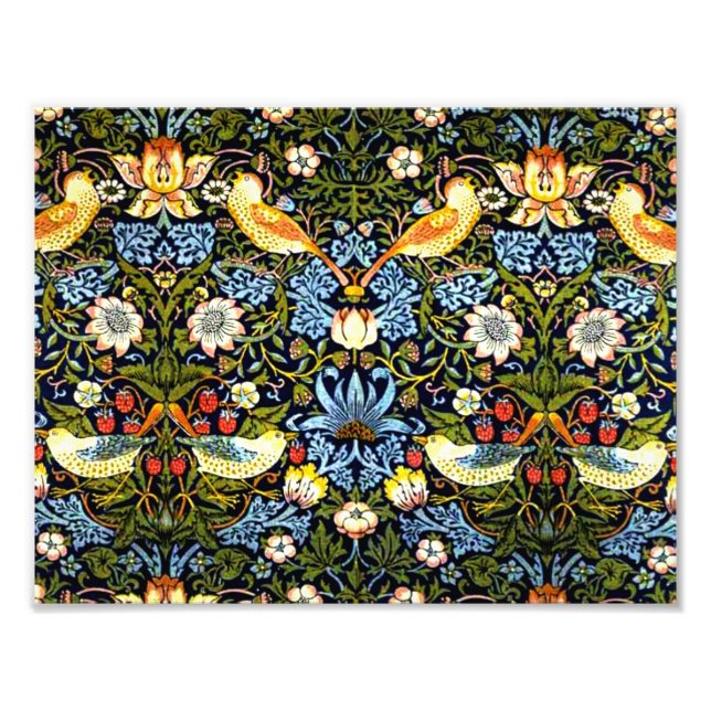 William Morris, Strawberry Thief, Photo Print (Front)