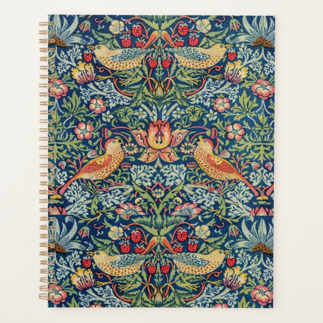 William Morris - Strawberry Thief Planner (Front)