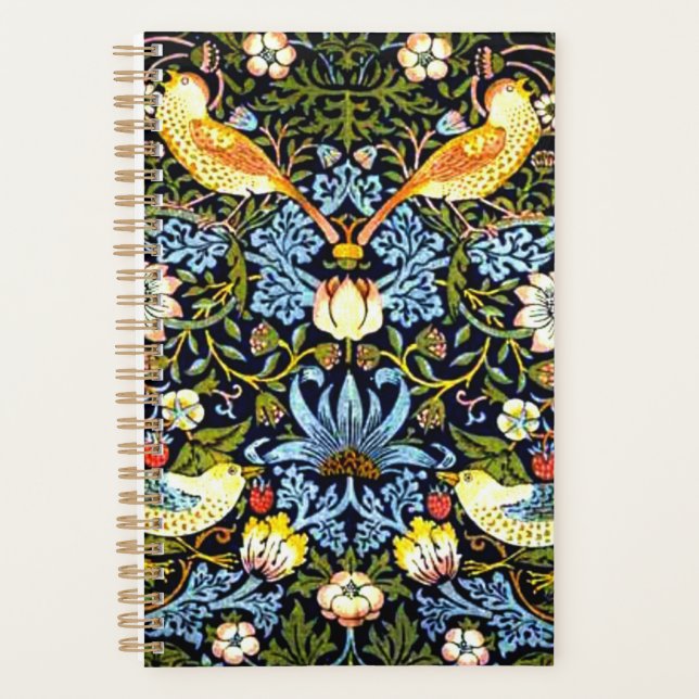 William Morris, Strawberry Thief Planner (Front)