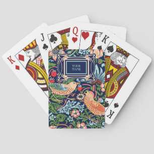 William Morris Strawberry Thief Playing Cards