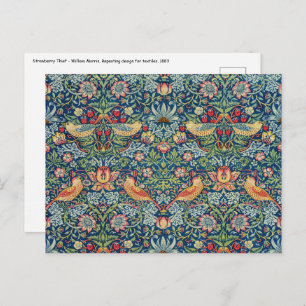William Morris - Strawberry Thief Postcard