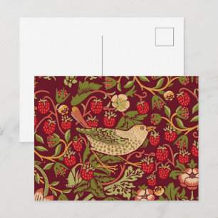 William Morris Strawberry Thief Postcard