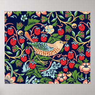 William Morris Strawberry Thief Poster