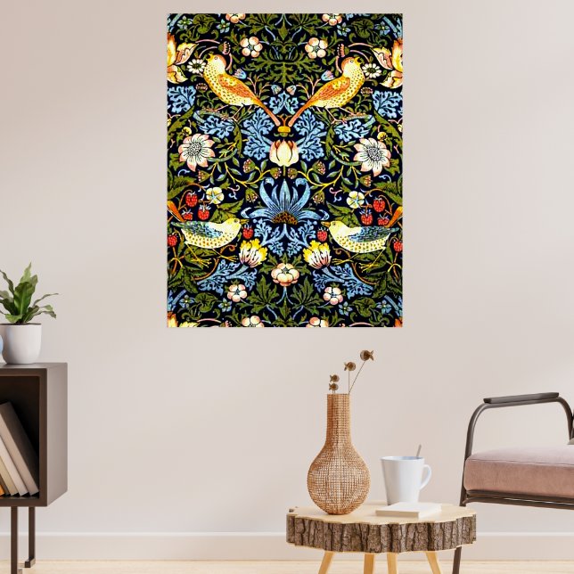William Morris, Strawberry Thief Poster (Living Room 3)