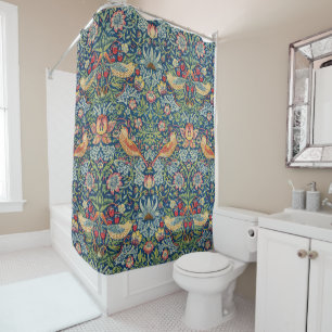 William Morris - Strawberry Thief Shower Curtain