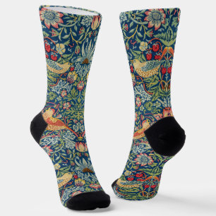 William Morris - Strawberry Thief Socks