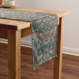 William Morris: Strawberry Thief Table Runner