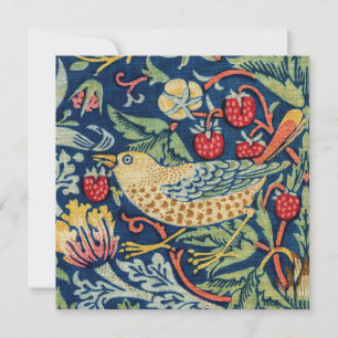 William Morris - Strawberry Thief Thank You Card