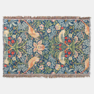 William Morris Strawberry Thief Throw
