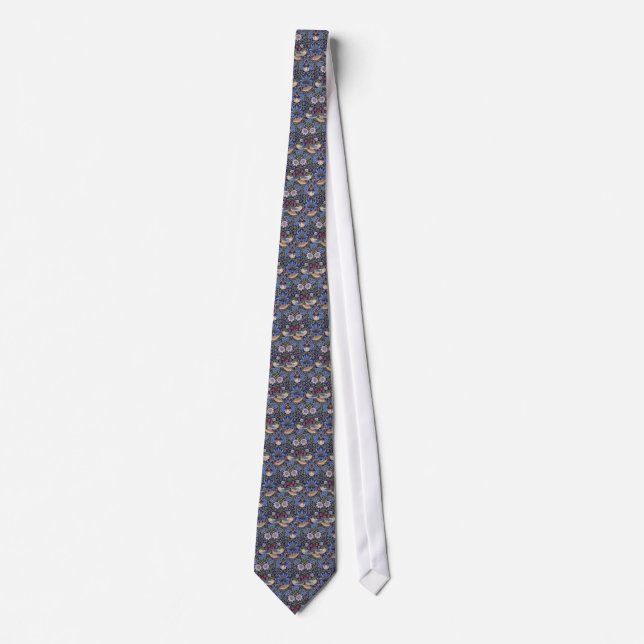 William Morris Strawberry Thief Tie (Front)