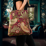 William Morris Strawberry Thief Tote Bag<br><div class="desc">William Morris Strawberry Thief Pattern Design. Add your label text! William Morris was an English textile designer, artist, writer, and socialist associated with the Pre-Raphaelite Brotherhood and British Arts and Crafts Movement. He founded a design firm in partnership with the artist Edward Burne-Jones, and the poet and artist Dante Gabriel...</div>