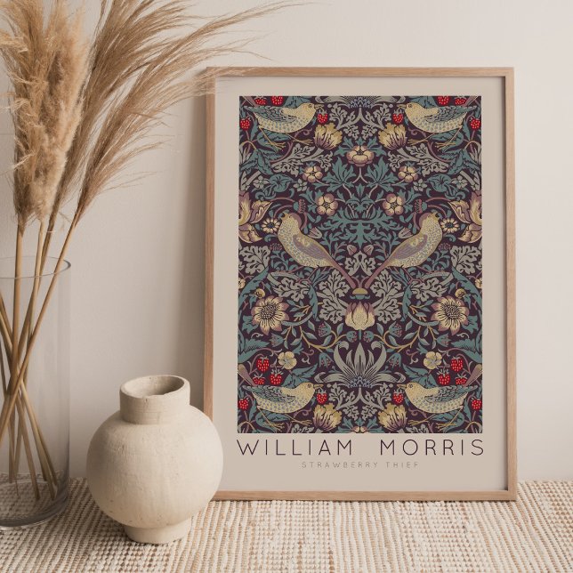 William Morris Strawberry Thief Wall Art Poster (Creator Uploaded)