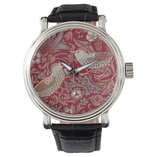 William Morris Strawberry Thief Watch (Front)