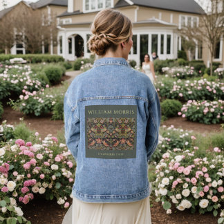 William Morris Strawberry Thief women's  Denim Jacket