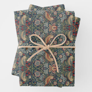 William Morris: Strawberry Thief Wrapping Paper