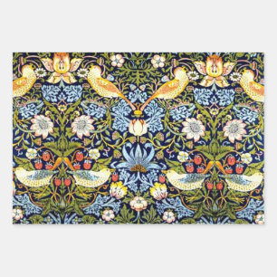 William Morris, Strawberry Thief, Wrapping Paper Sheet