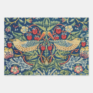 William Morris - Strawberry Thief Wrapping Paper Sheet