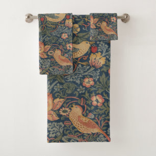 William Morris Strawberry Thieves Birds Bath Towel Set