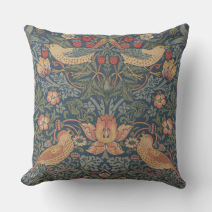 William Morris Strawberry Thieves Birds Cushion