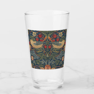 William Morris Strawberry Thieves Birds Glass