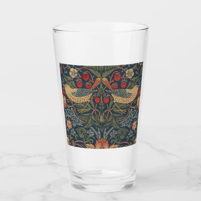 William Morris Strawberry Thieves Birds Glass (Front)