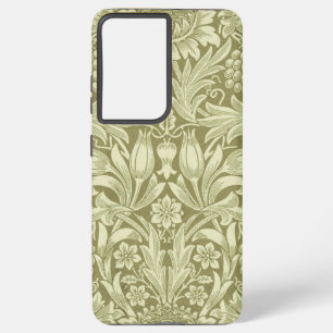 William Morris Sunflower Green Flower  Samsung Galaxy Case