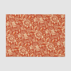William Morris Sunflowers, Mandarin Orange Tissue Paper