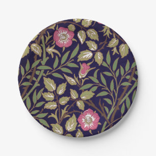 William Morris Sweet Briar Floral Art Nouveau Paper Plate