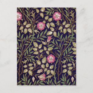 William Morris Sweet Briar Floral Art Nouveau Postcard